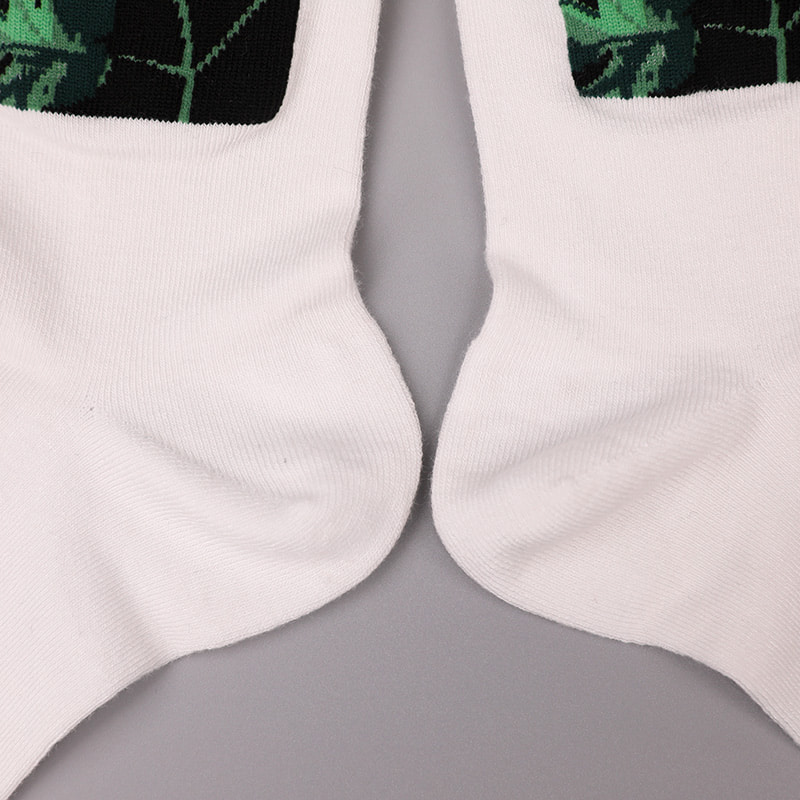 Sutera berputar lembut nilon dibalut spandeks tiruan 3D bercetak jacquard jahitan tangan musim luruh dan sarung kaki lelaki musim sejuk WSD2850