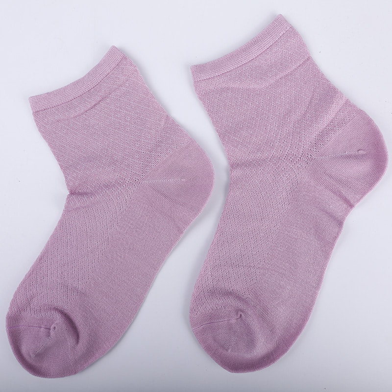 Beg nilon gentian buluh lembut, stokin wanita kasual berlian kecil nipis, stokin wanita jahitan tangan WSD1689