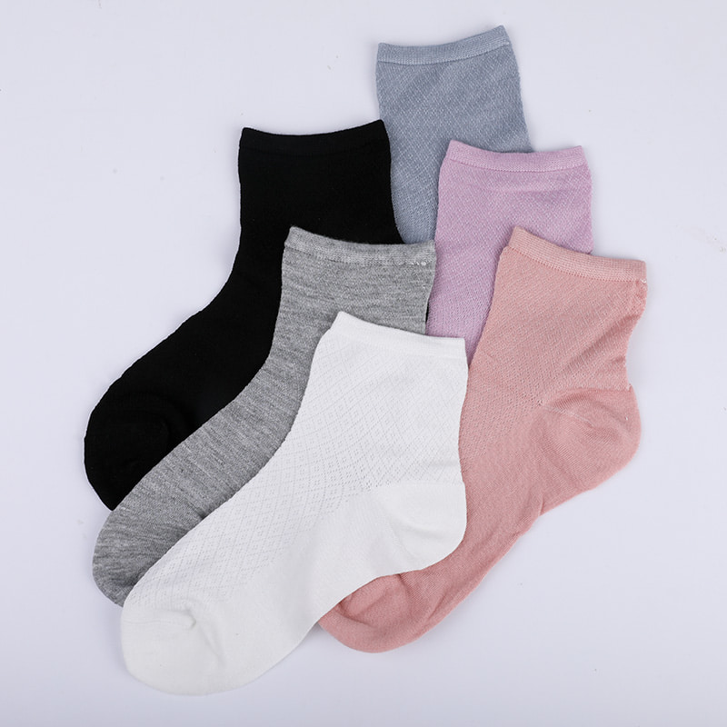 Beg nilon gentian buluh lembut, stokin wanita kasual berlian kecil nipis, stokin wanita jahitan tangan WSD1689